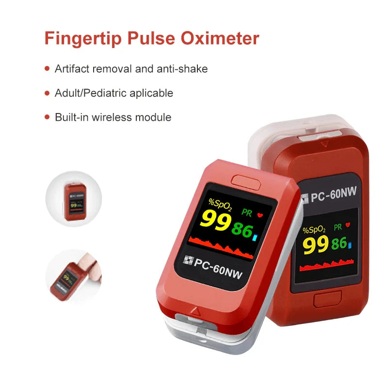 Lepu Medical Fingertip Pulse Oximeter Analyzer Suitable for Child Infant Adult Blood Oxygen PC-60NW