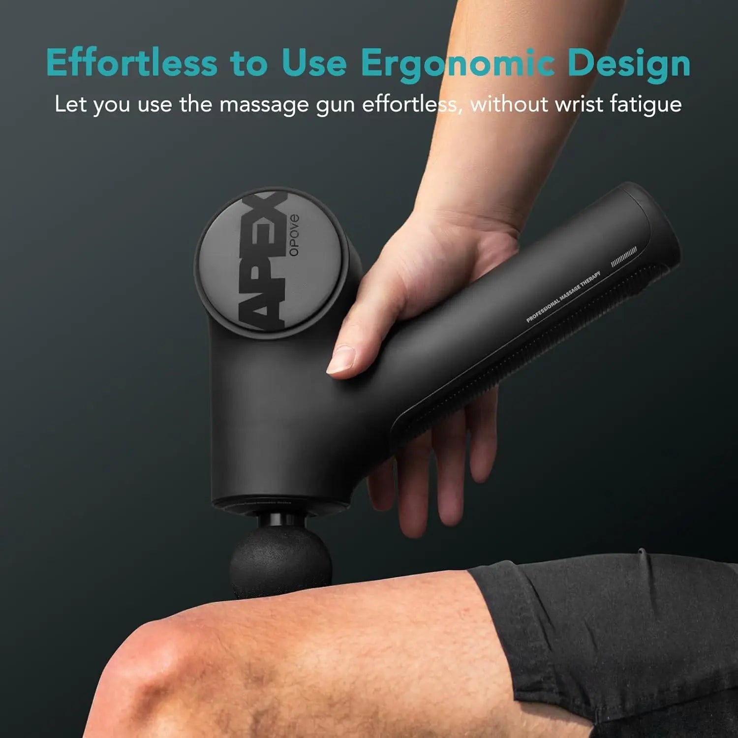 Deep Tissue Percussion Massage Gun for Athletes, 14.5mm Amplitude, Pain Relief and Muscle Recovery, Ergonomic Design