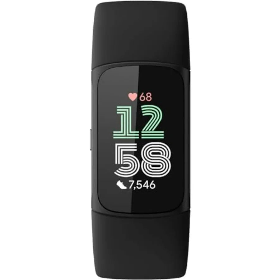 Charge 6 Activity Tracker Heart Rate Monitoring 7-Day Battery Integrated Google Apps Maps Wallet In-Depth Health Insights Activ