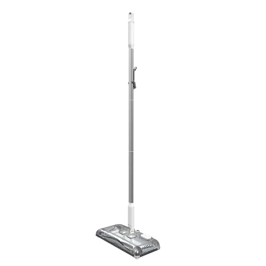 Carpet Sweeper 50 Minute Lithium Floor Sweeper, MultiSurface Use, Easy One Hand Cleaning, Self Standing, Charger Included HFS115