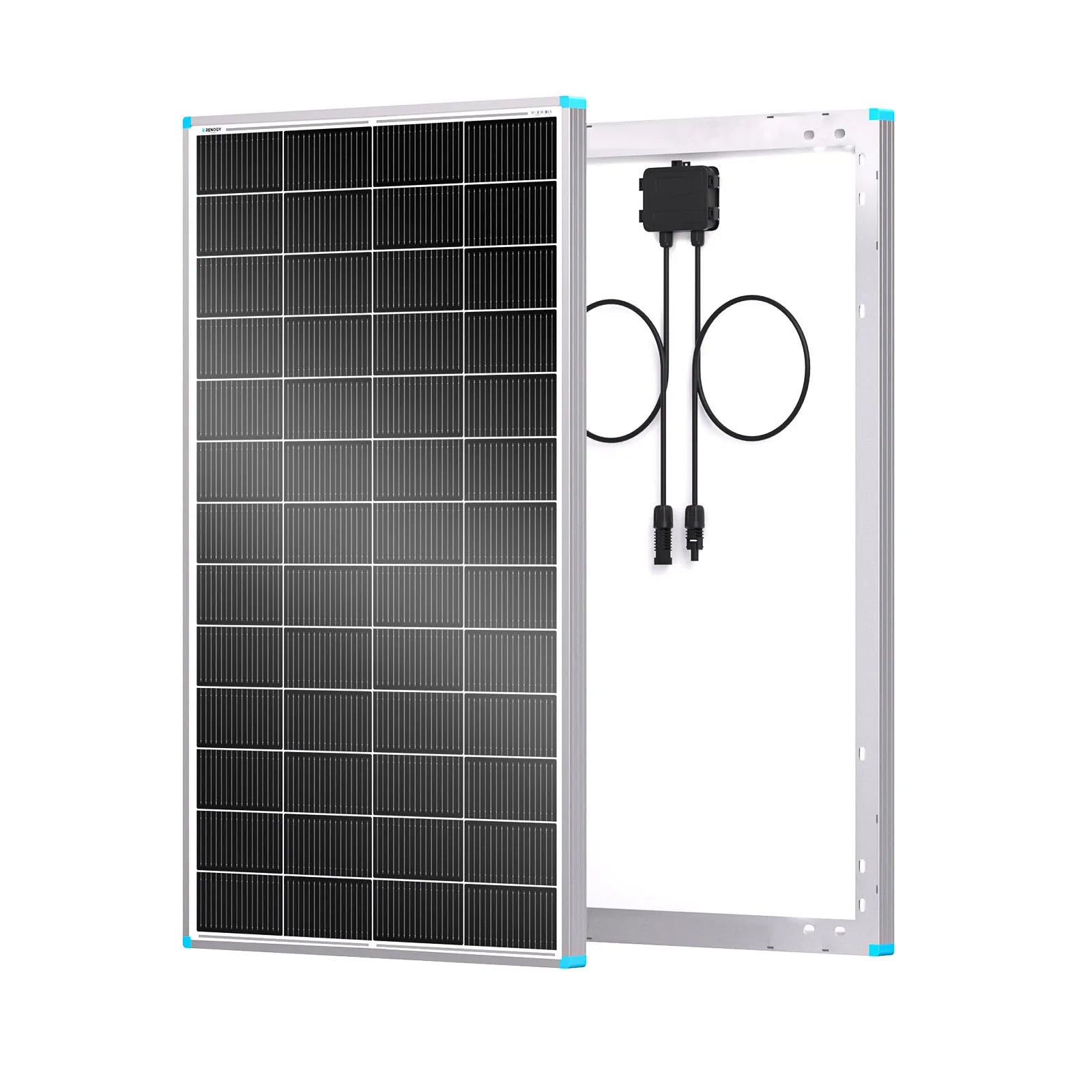 Renogy 16BB N-Type 200 Watt 24V Solar Panel, 24 Volt 200W Solar Panel 25% High-Efficiency, PV Module Power Charger for RV Marine