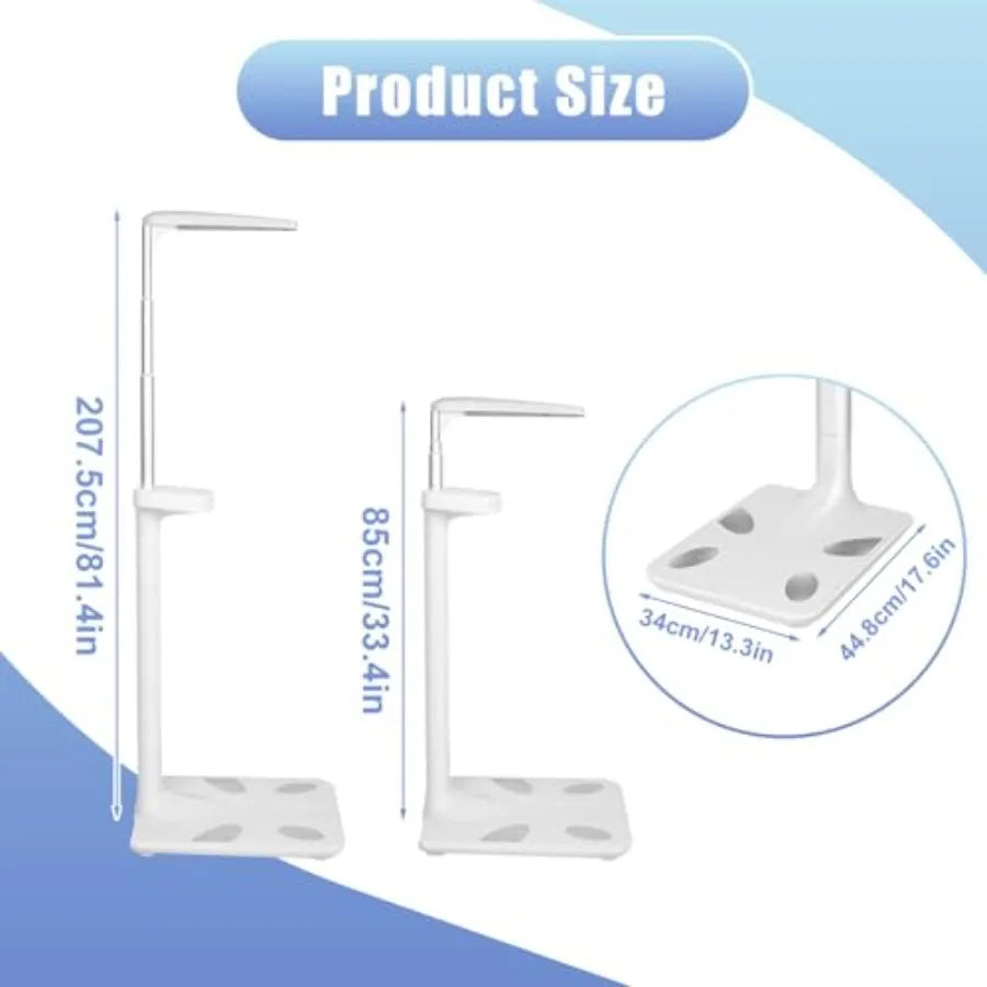 Smart Digital Physician Scale 440lb Capacity Medical Scale for Body Weight and Height Ultrasonic LCD Display Digital Scale with
