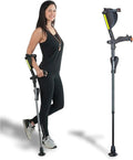 Ergonomic Crutch and High-Performance Cane for Extra Balance, Strong Walking Companion