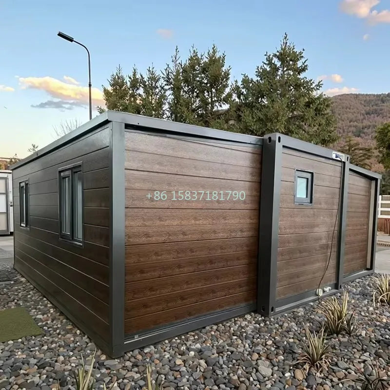 20 Ft Container House Portable Homestay Mobile Tiny Homes Ready Prefab 40FT Container House with 3 Bedroom Villas for Spain