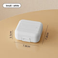 Portable mini medicine box, double sealed medicine pill storage box, seven days a week snap-on compartment medicine boxUI