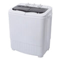 Portable Washing Machine 15LBS Built-in Drain Pump, Compact Mini Washer Machine & Spin Combo, Small Twin Tub Washer, Customized