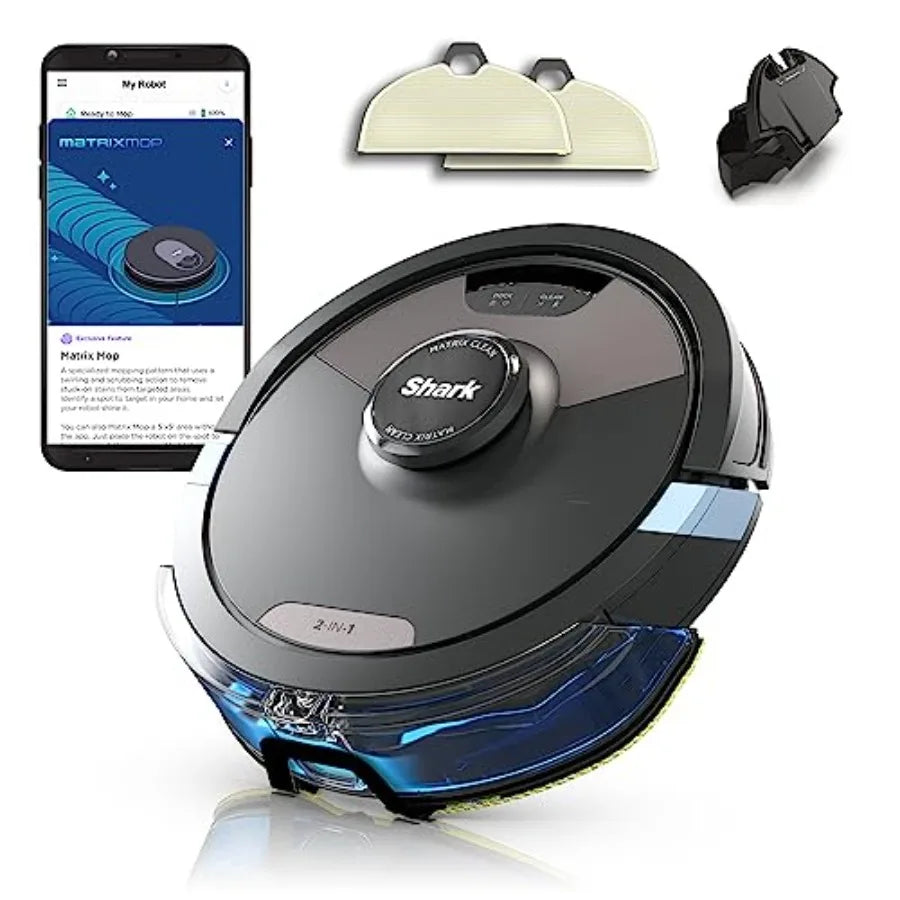 AI Ultra Robot Vacuum and Mop RV2620WD with Matrix Clean Navigation and CleanEdge Technology for Pet Hair Carpets Hard Floors C