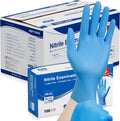 Nitrile Exam Gloves, Medical Grade Blue Disposable Gloves Latex Free, Rubber Glove for Cleaning, Cooking, Food Prep