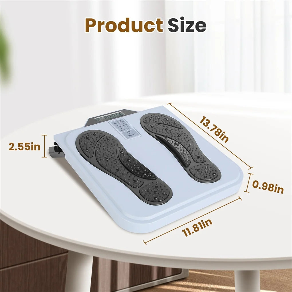 TENS & EMS Foot Massager with 10 Modes & 50 Intensity Levels - Electric Foot Stimulator for Neuropathy, Plantar Fasciitis & Pain
