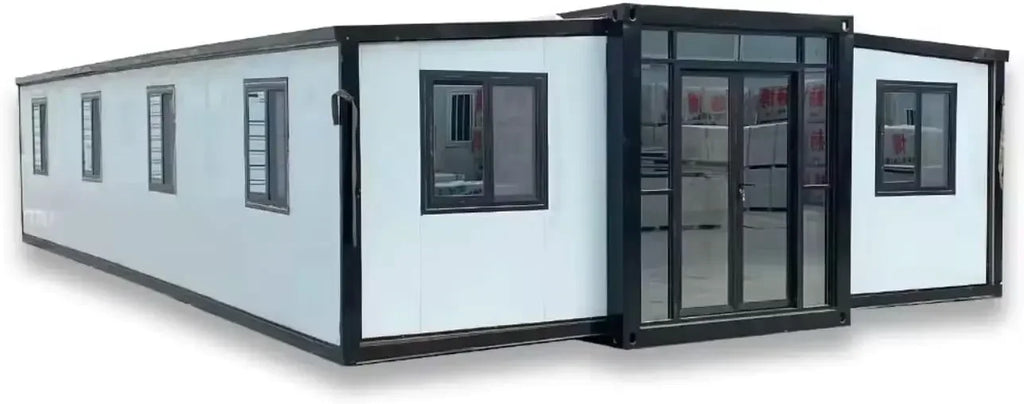 Portable Prefab Tiny Home for Sale, 40ft Modular Home - with 2 Bedrooms, 1 Kitchen & Bathroom, Expandable Container House to