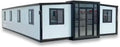Portable Prefab Tiny Home for Sale, 40ft Modular Home - with 2 Bedrooms, 1 Kitchen & Bathroom, Expandable Container House to