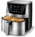 Digital Air Fryer Oven with 8 Quart XL Basket, 12 Presets & Dishwasher Safe for Healthy Cooking