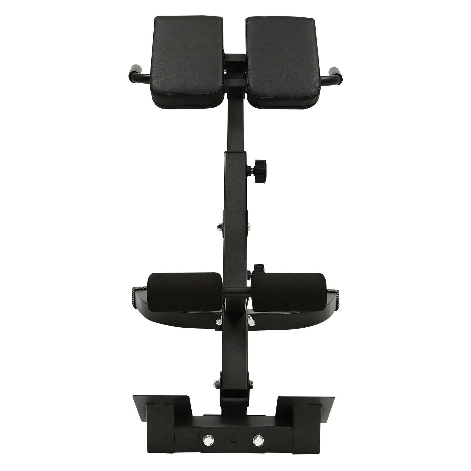 330lbs Hyper Back Extension Roman Chair Abdominal Exercise Equipment Multi-Functional Back Strength Exercise Bench w/Foot Covers