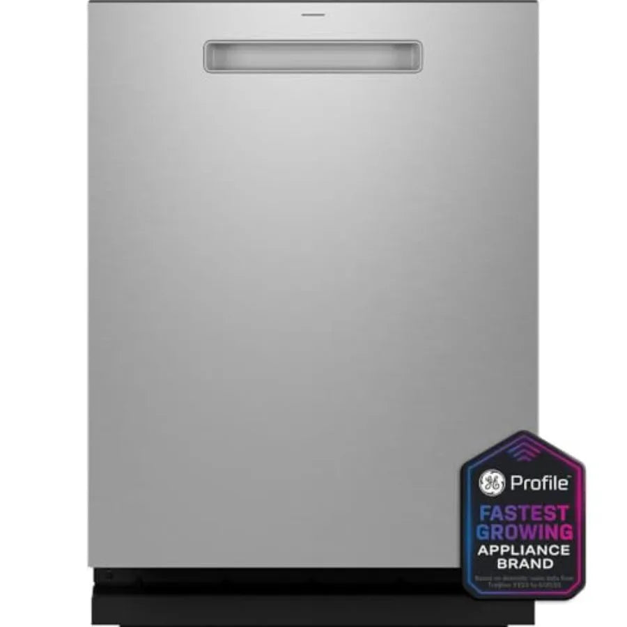 Smart Built-in Dishwasher with Top Control 24 in Profile Stainless Steel Finish Microban Technology 44 dBA Fingerprint Resistan
