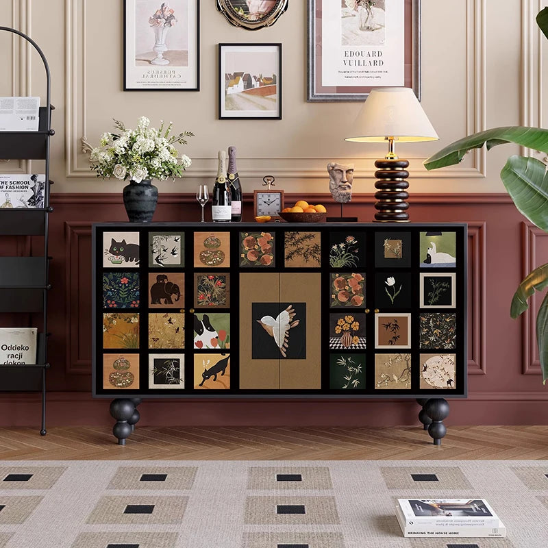 Tiny Cute Storage Living Room Cabinets Creative Nordic Style Trendy Display Cabinet Creative Aesthetic Kastet Home Furniture
