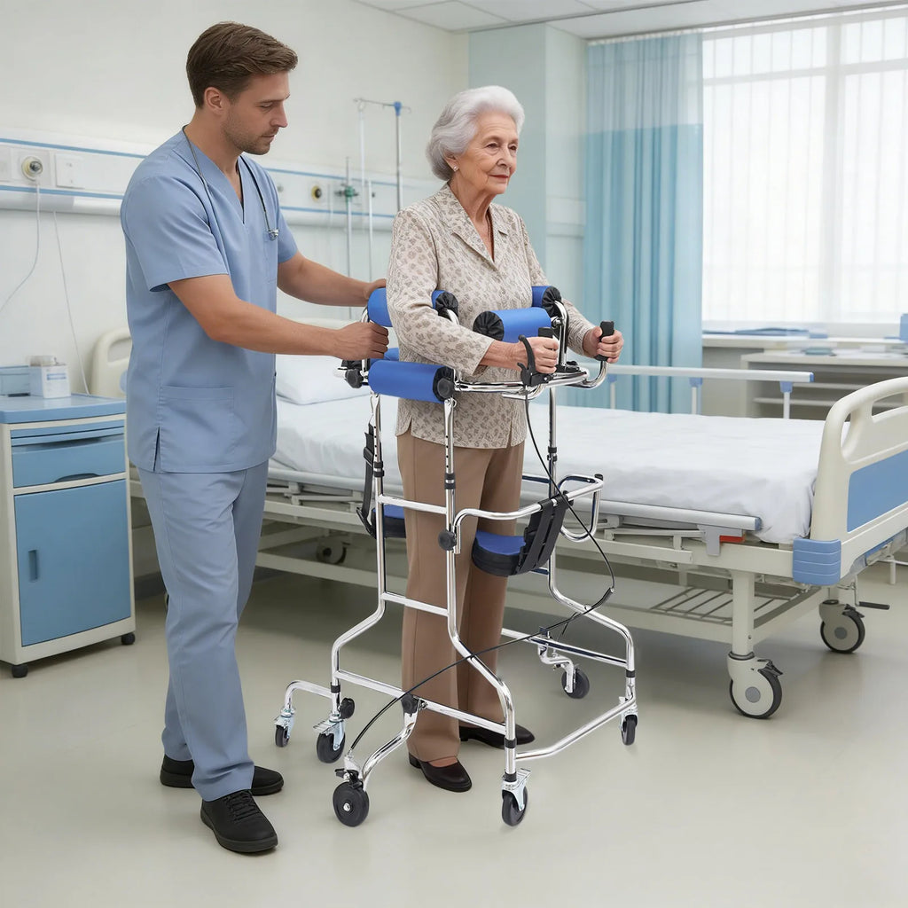 Adult Walker for Seniors Adult Standing Walker Walking Aid with Adjustable Height and Width Adult Standing Walker Aid Woman/Men