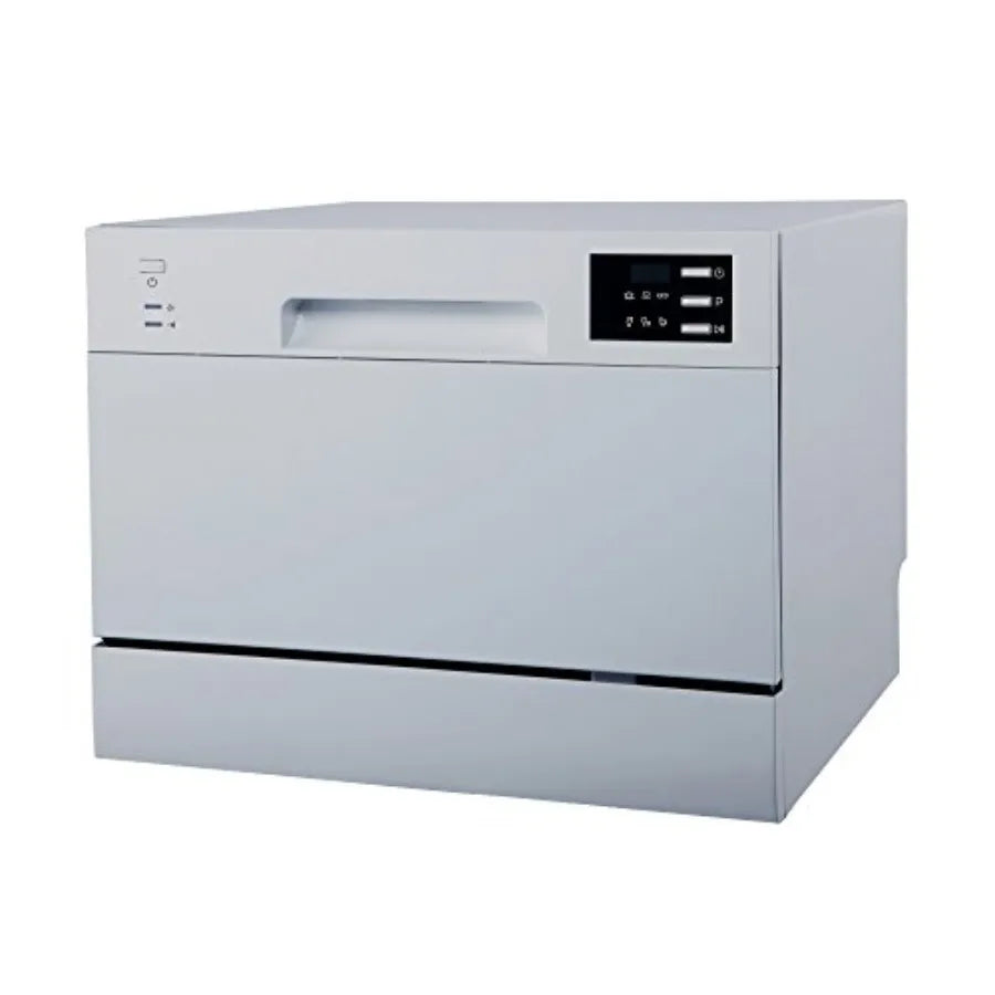 Countertop Dishwasher with Delay Start LED Silver Silver