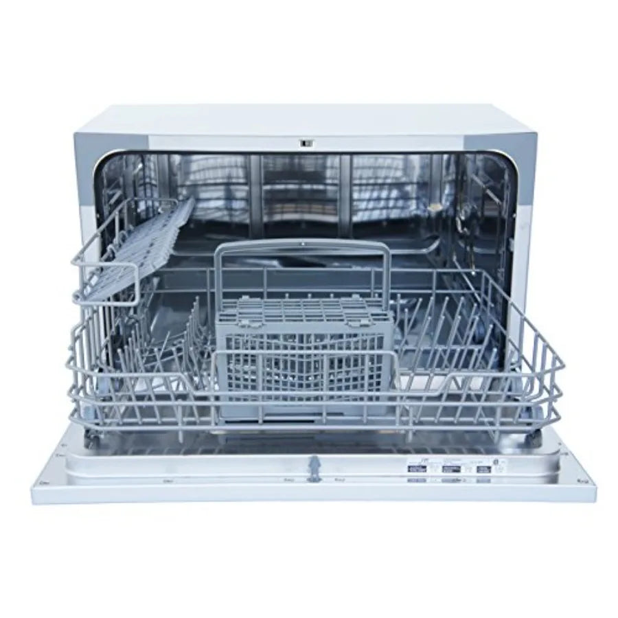 Countertop Dishwasher with Delay Start LED Silver Silver