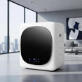 1.5 Cubic Foot Stainless Steel Portable Dryer with LED Touch Panel, 800W Electric Laundry Dryer for Home, Dorm, and RV