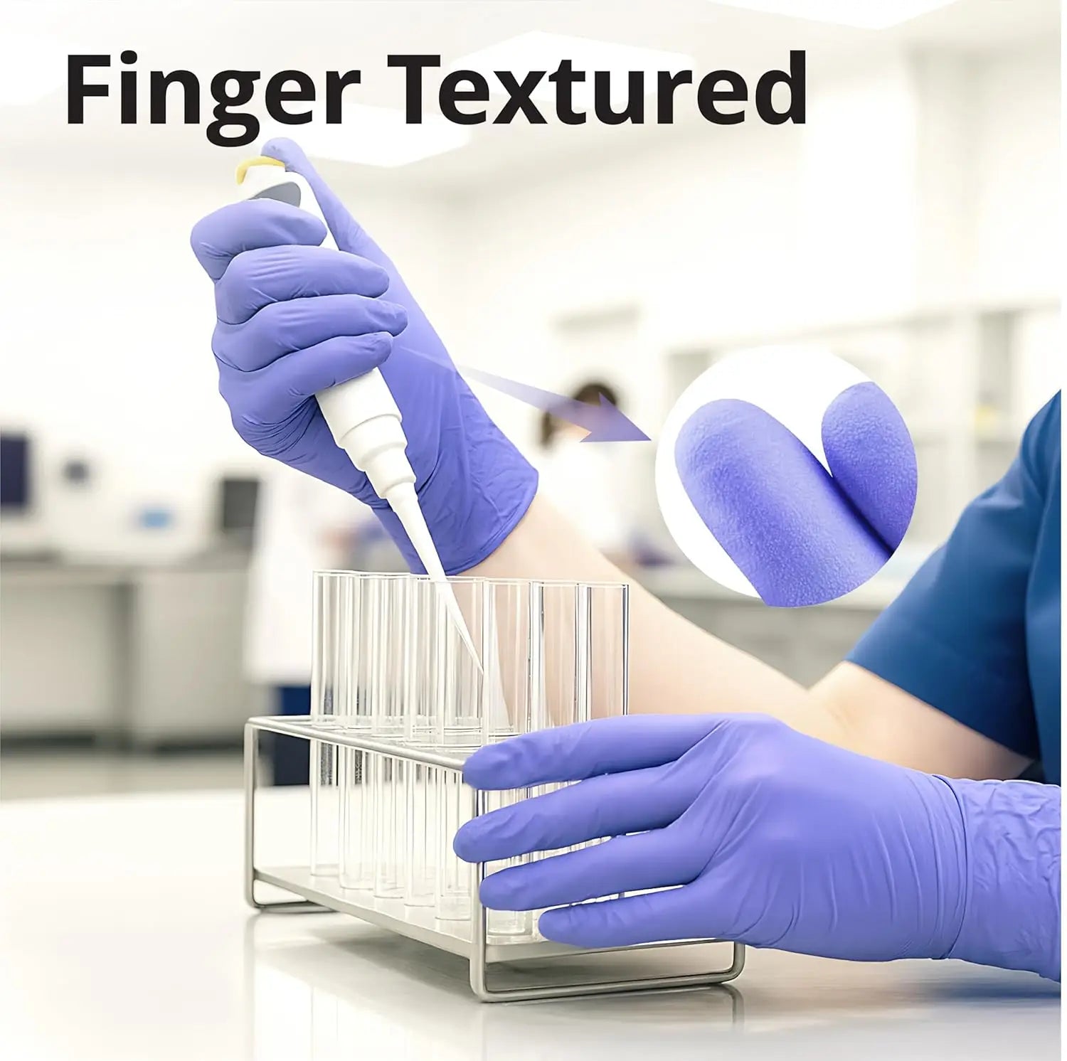 Disposable Nitrile Exam Gloves, 3-mil, XS, Case of 1000, Violet Nitrile Gloves Disposable Latex Free
