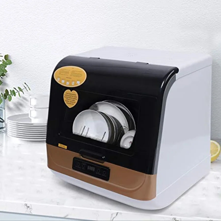 110V Countertop Dishwasher Portable Dishwasher 360 Degree Auto Spray Type Comfee Countertop Dishwasher 4 Washing Programs Air-C
