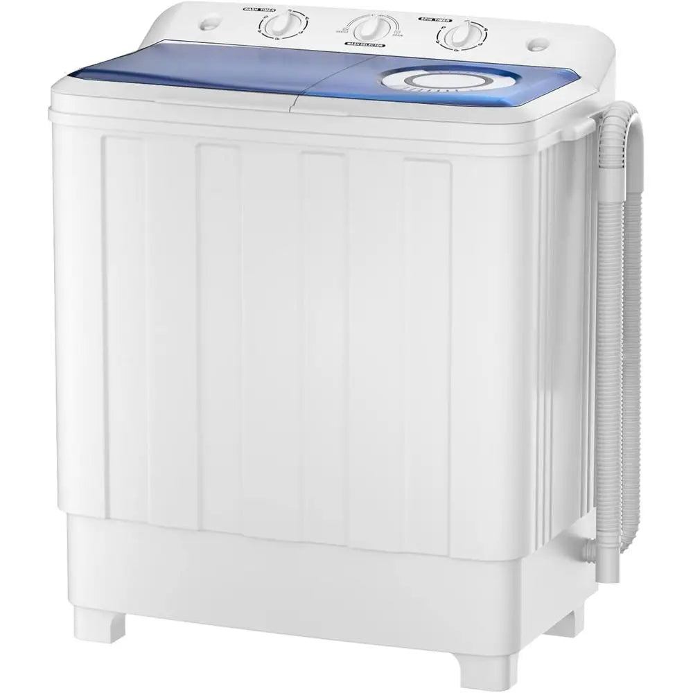 Compact 30-Pound Portable Washing Machine, 20-Pound Washer, and 10-Pound Spin Dryer Combo for Apartments, Dorms, and RVs