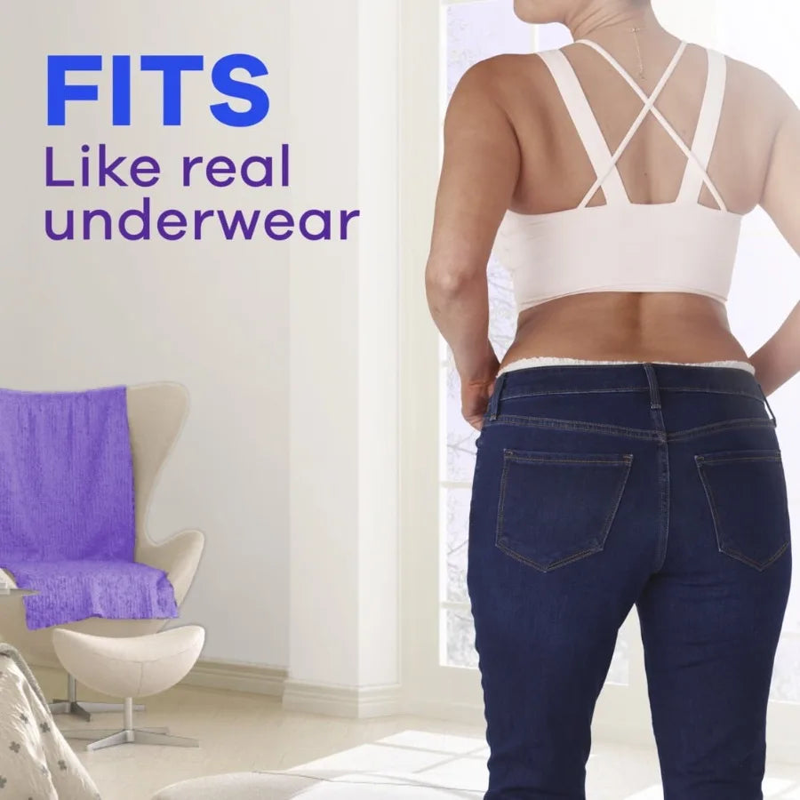 2 pack Adult Incontinence Underwear for Women and Postpartum Underwear L Size Up to 100 Bladder Leak Protection Ideal for Daily