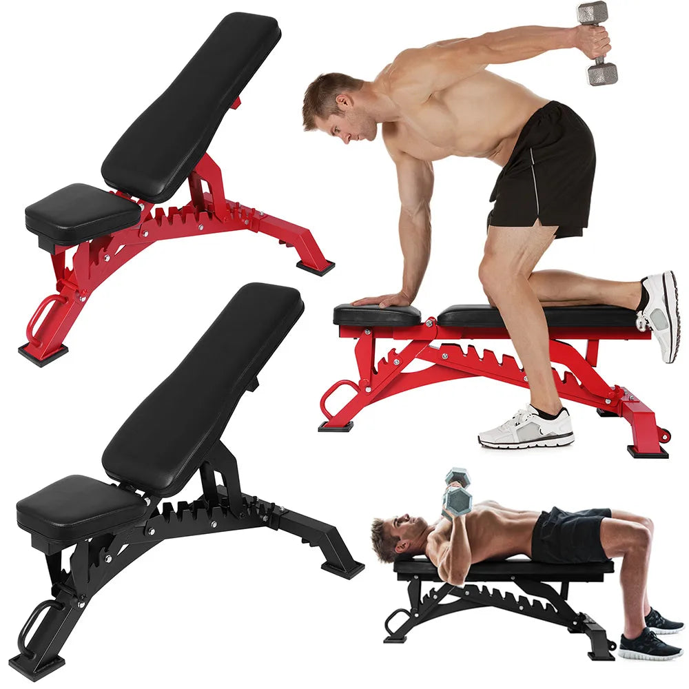 Weight Bench Adjustable Workout Bench Exercise Bench for Home Gym Dumbbell Fitness Exercise 1300 LB Stable Incline Decline Bench