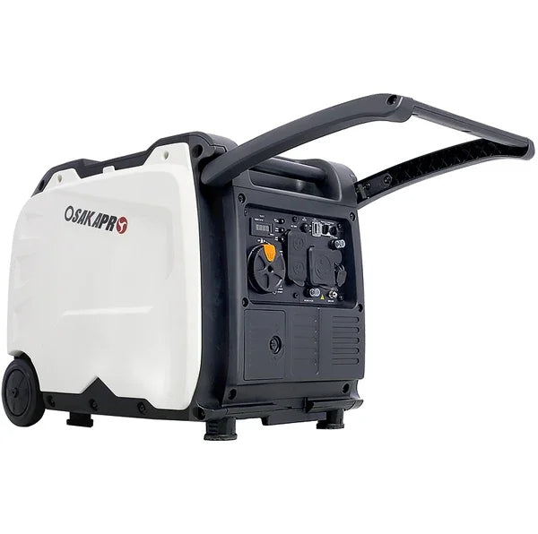 W46560431 Ultra-silent frequency conversion generator white + gray 4500W portable generator electric