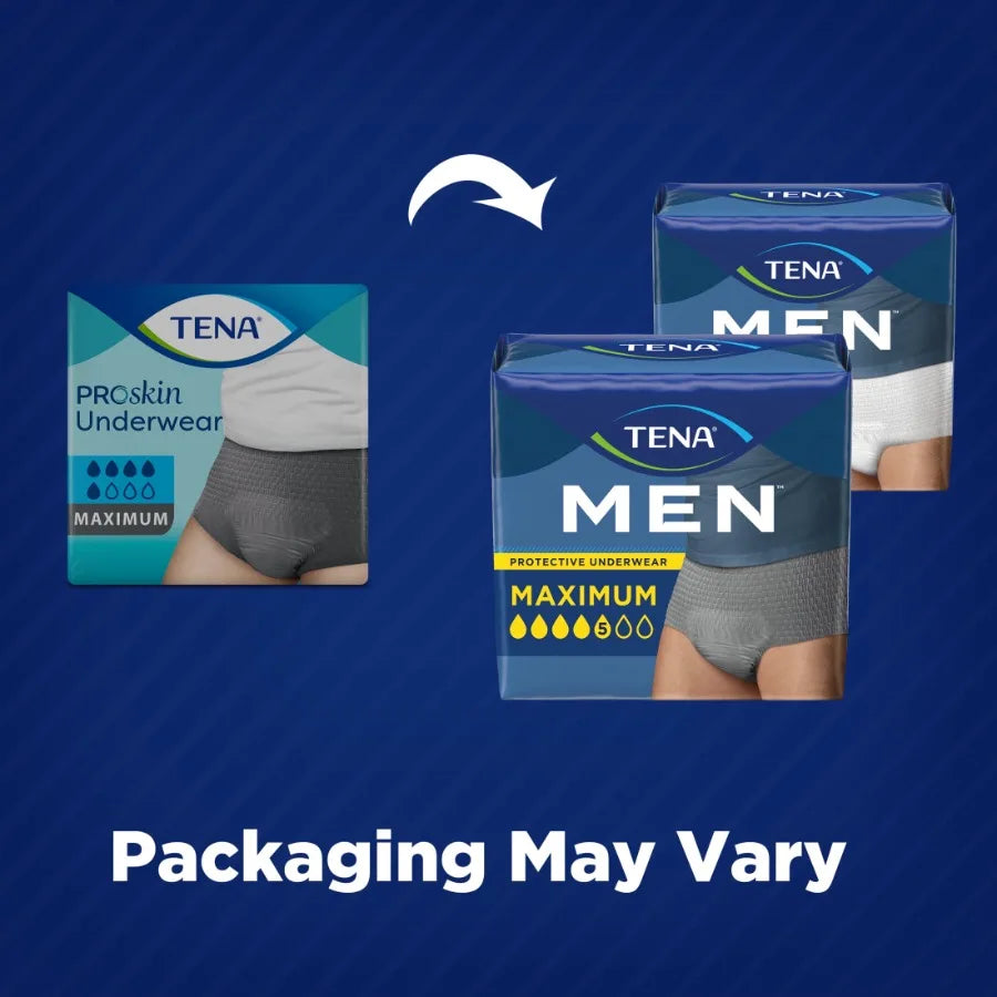 Men Adult Incontinence Underwear Maximum Absorbency for Heavy Leakage XXLarge Size Suitable for Waist 55in to 66in 56 Count Pac