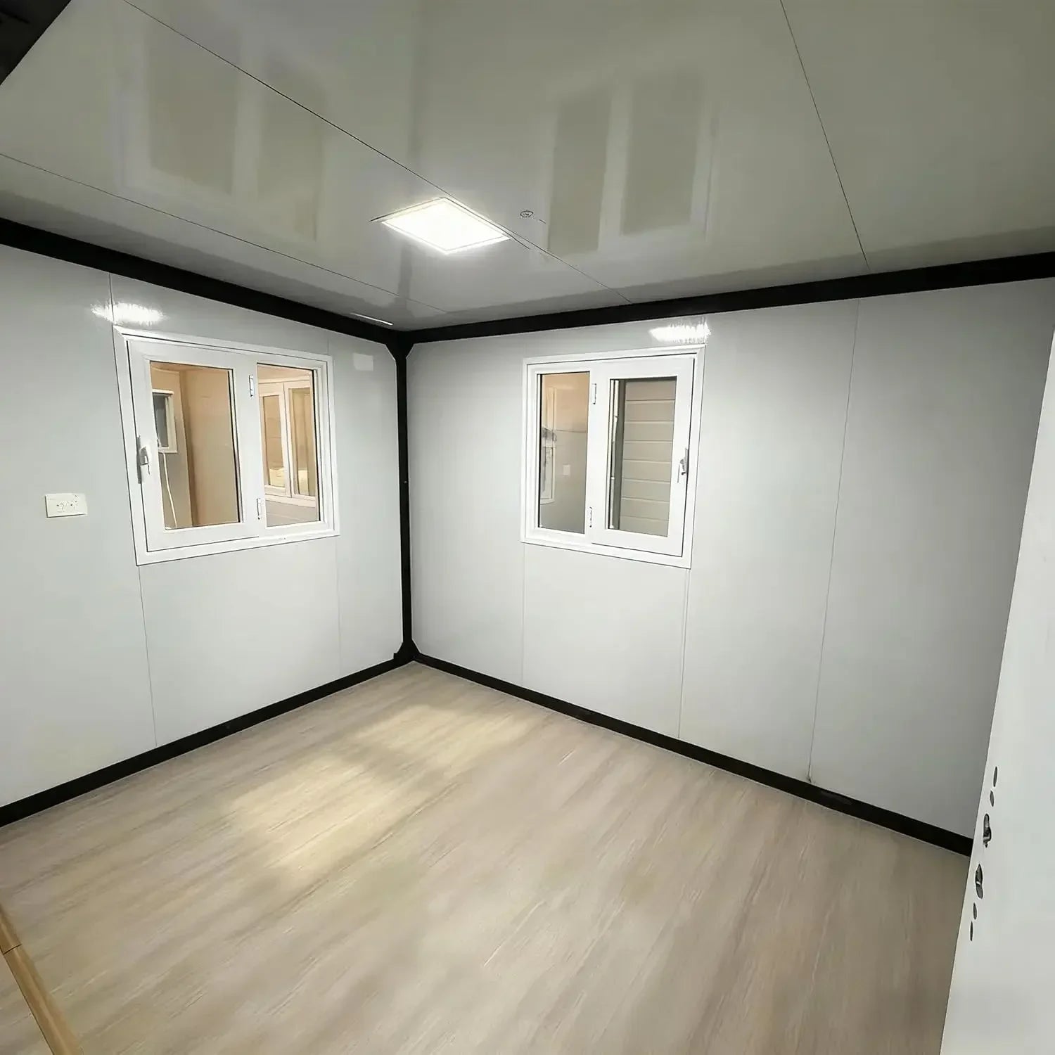 20ft Prefab Tiny Home for Sale Expandable Container House with 2 Bedroom Kitchen and Bathroom Folding Modular Home