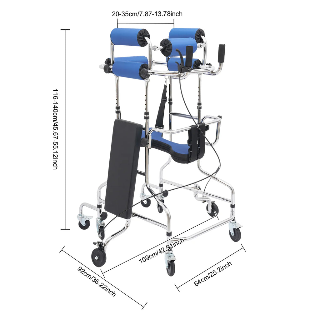 Adult Walker for Seniors Adult Standing Walker Walking Aid with Adjustable Height and Width Adult Standing Walker Aid Woman/Men