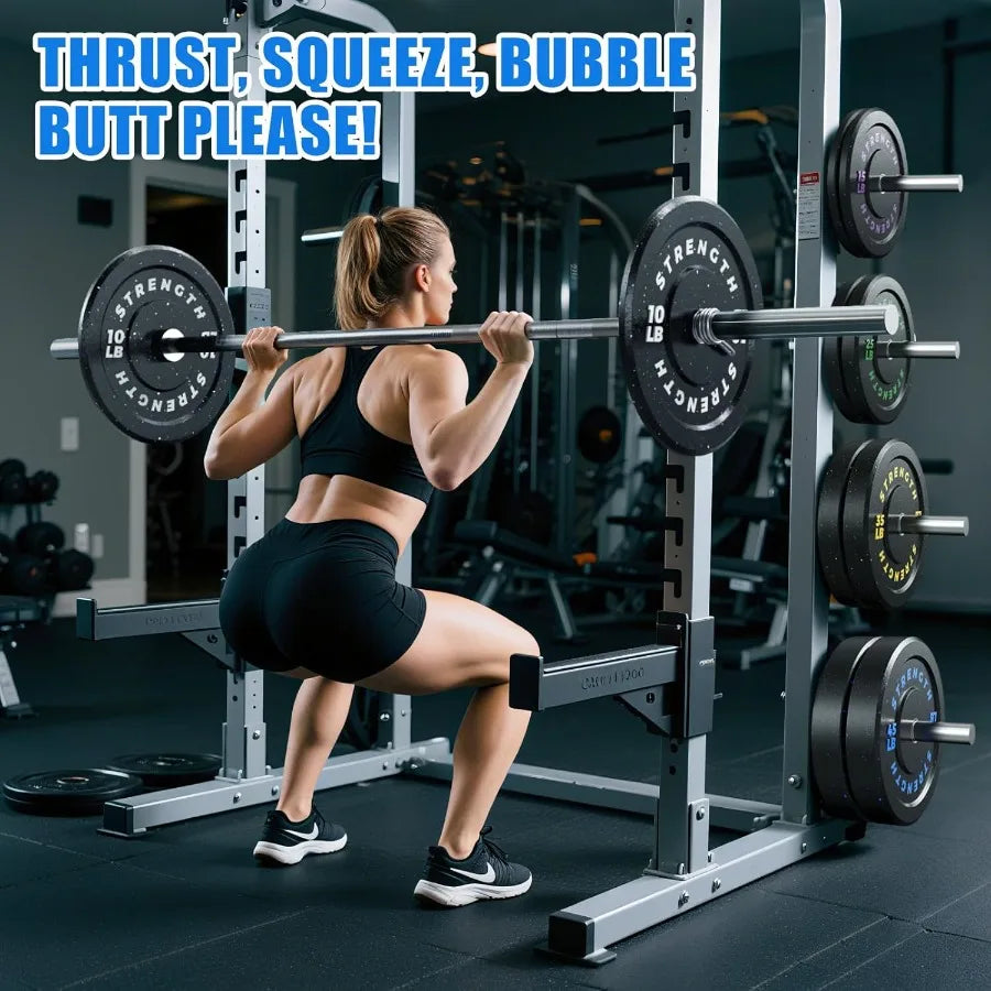 2-Inch Bumper Plates Barbell Rubber Weight Plates Set for Home Gym Strength Training 20-260lbs Multiple Options