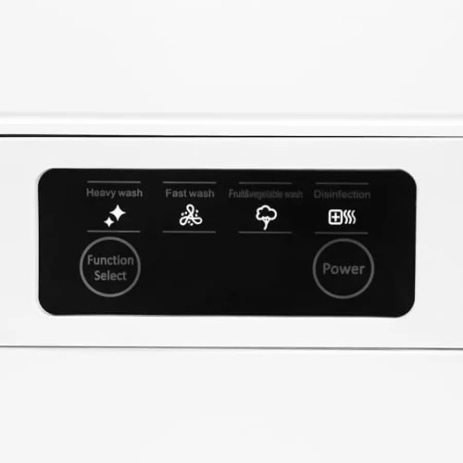 Portable Countertop Dishwasher 1200W Mini with 4 Cleaning Modes 30-50min Wash Time Touch Screen for Home Apartments and RVs 110