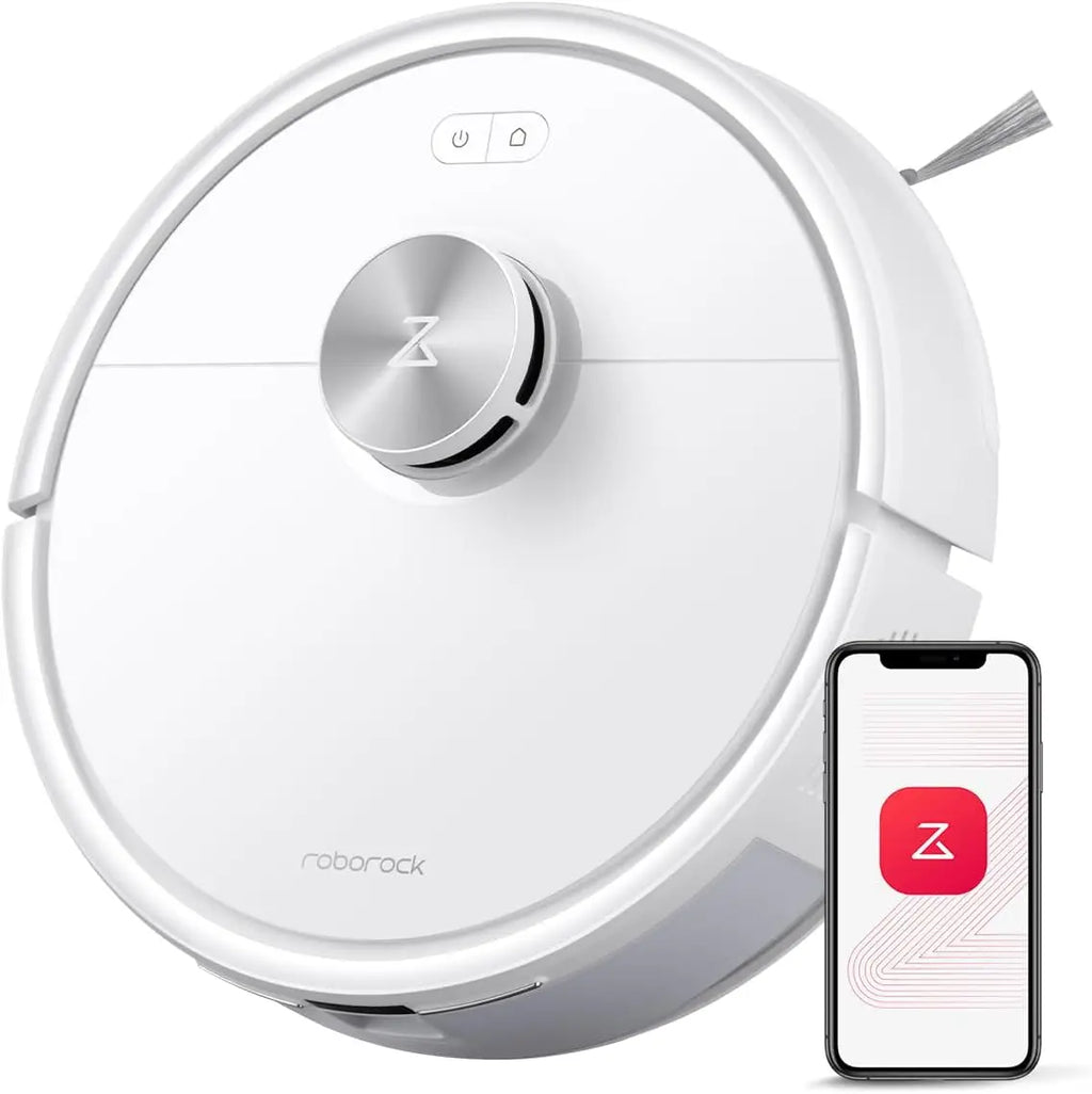 Robot Vacuum and Mop Combo with 10,000Pa Suction, LiDAR Navigation, App Control for Pet Hair and Carpet Cleaning