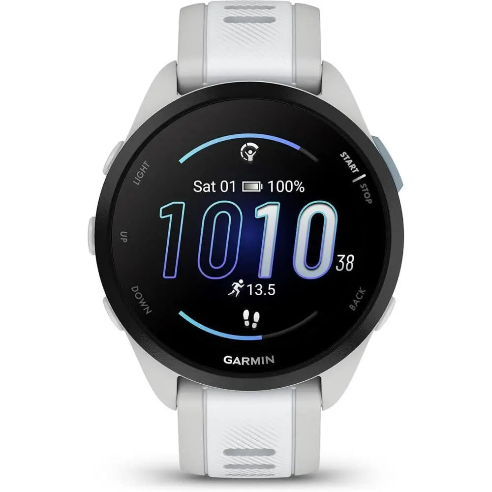 010-02863-31 orerunner 165 Music Smart Sport Watch, Mist Gray + Whitestone Bundle with Deco entials 2X Tactical Ency Paracord Mu