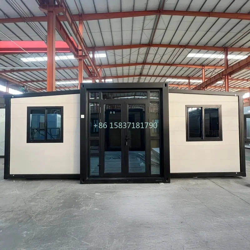 20 Ft Container House Portable Homestay Mobile Tiny Homes Ready Prefab 40FT Container House with 3 Bedroom Villas for Spain