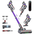 Cordless Vacuum Cleaner, 600W 50KPA 65 Mins Vacuum Cleaners for Home, Cordless Stick Vacuum with Powerful Suction, Wall Mount Ch