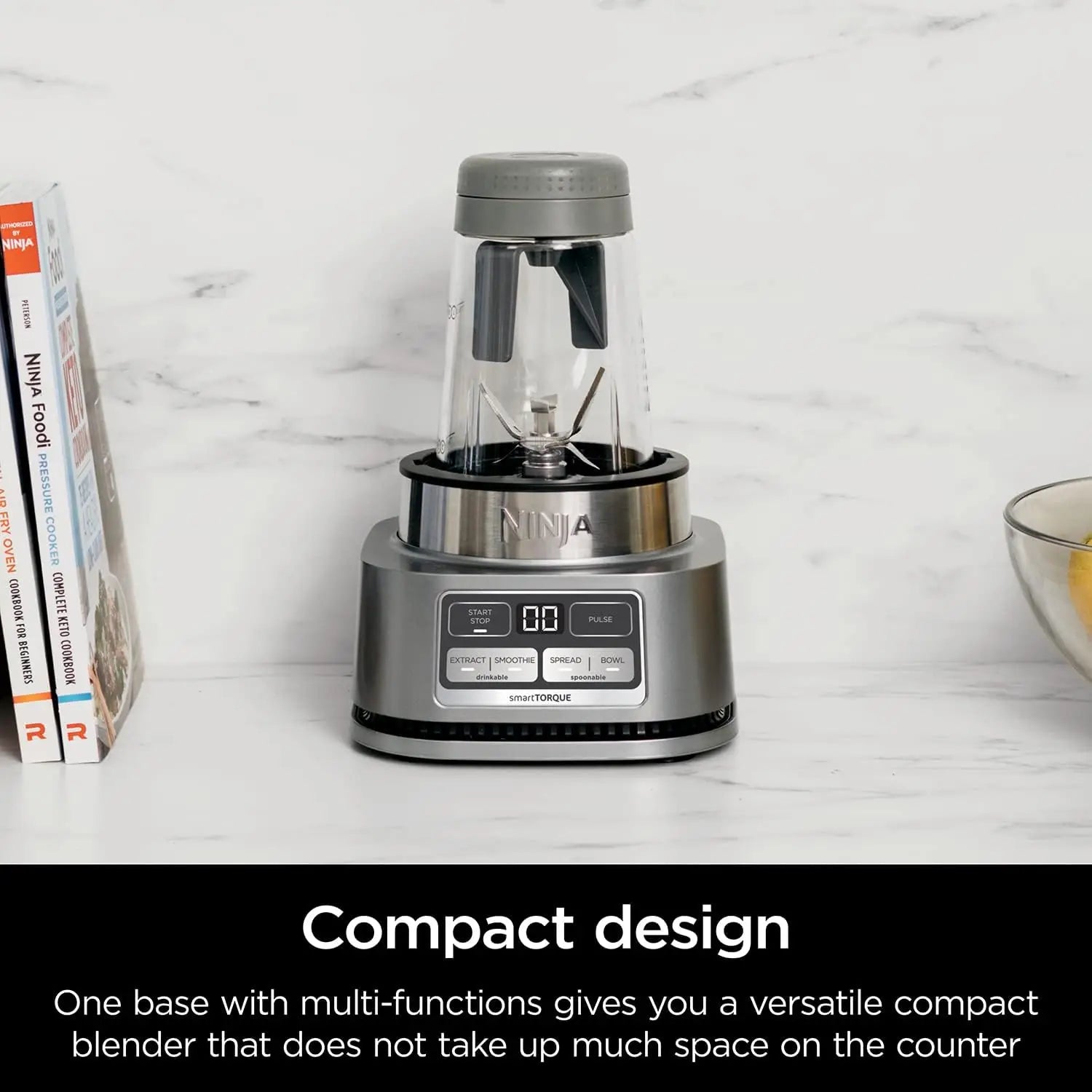 Powerful Smoothie Blender with 1200W Motor for Sauces, Frozen Drinks, and More - Kitchen Mixer Grinder