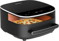 6QT Large Air Fryer with Dual Heating, No Flip Needed, Quiet 50dB for Family Meals