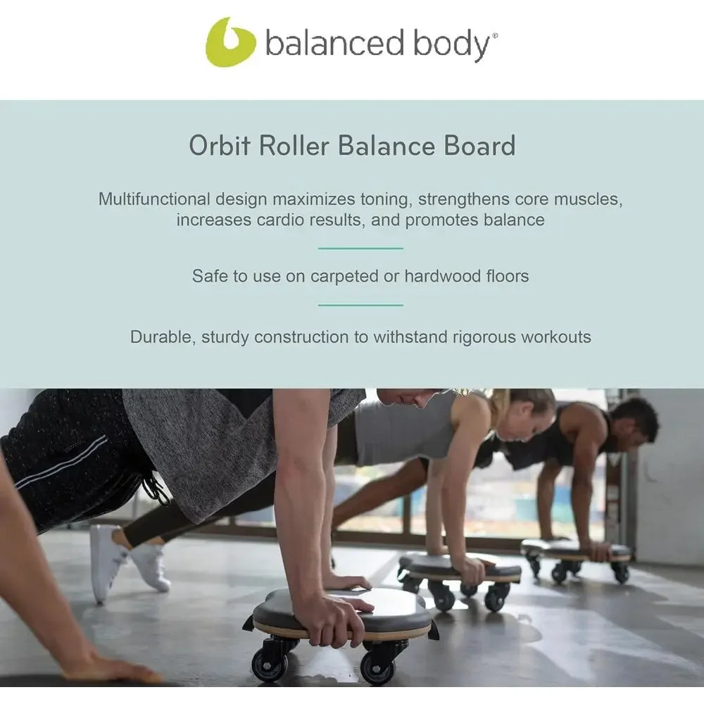 Balance Board for Core and Abdominal Workouts, Ideal for Pilates, Home Gym, and Studio Use