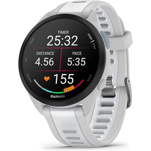 010-02863-31 orerunner 165 Music Smart Sport Watch, Mist Gray + Whitestone Bundle with Deco entials 2X Tactical Ency Paracord Mu