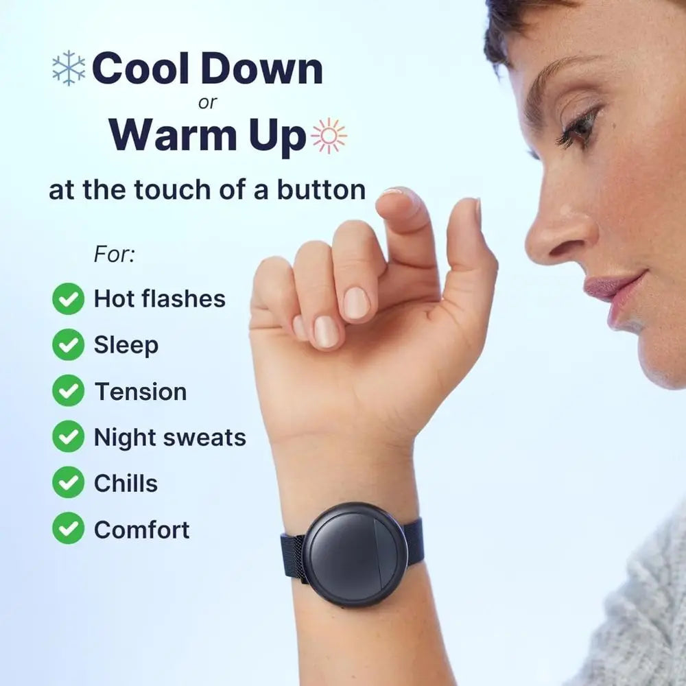 Embr Wave Cooling Bracelet - Warming Bracelet - Personalized Thermal Relie - Manage Hot lashes, Night Sweats, Sleep, Tension - C