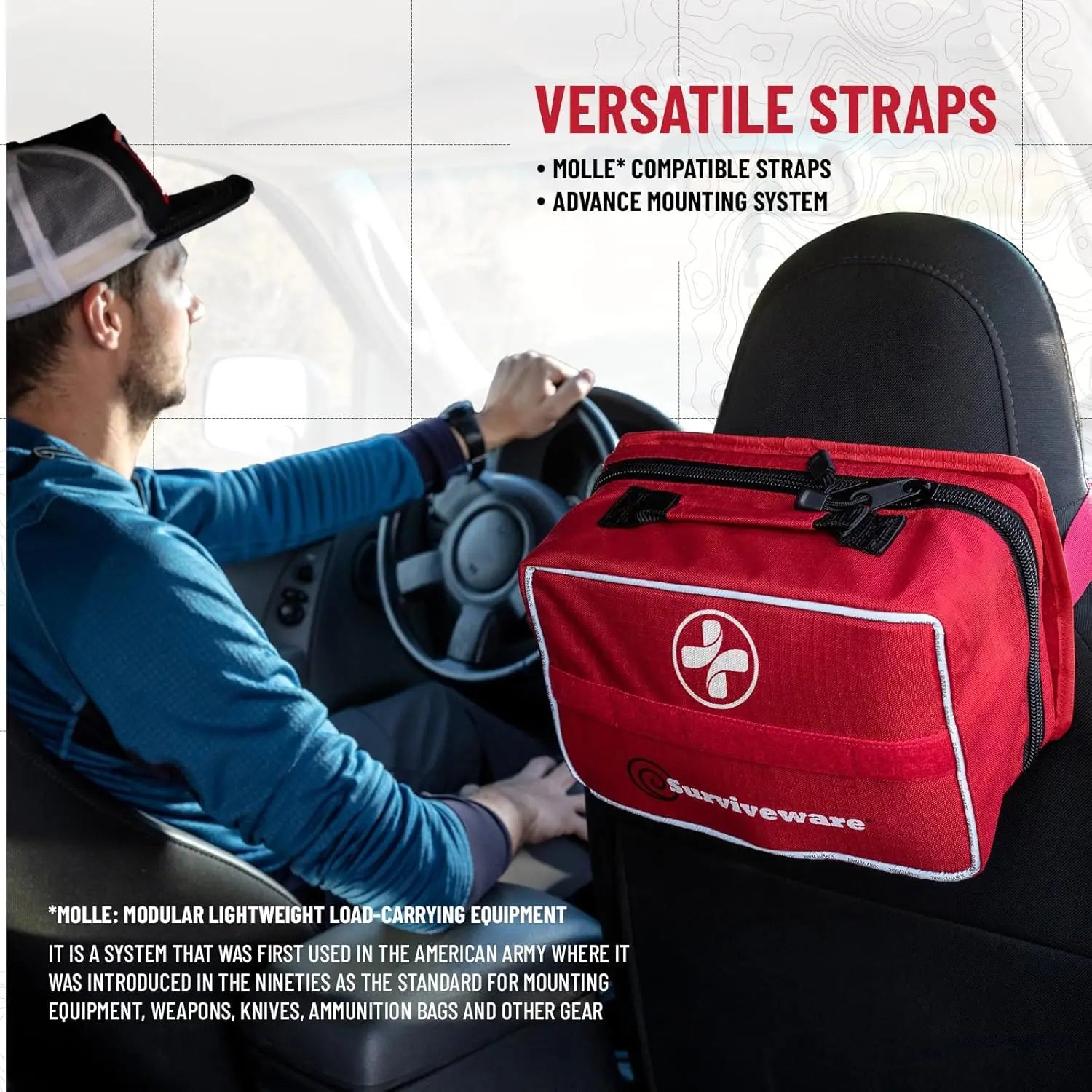238-Piece Premium Survival First Aid Kit for Travel, Camping & Outdoor Emergencies - Comprehensive Medical Emergency Gear