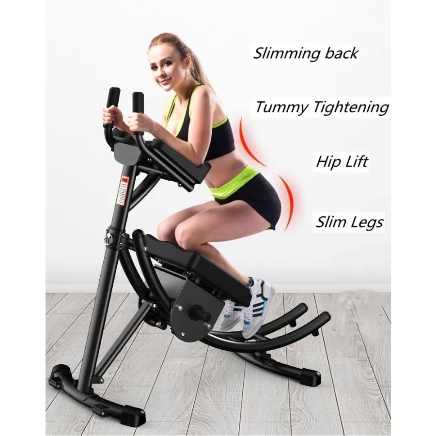 Ab Machine Adjustable Ab Workout Equipment Abs Machine for Stomach Workout Abdominal Core Fitness Equipment For Home Gym Streng