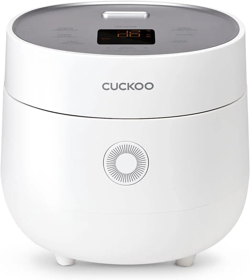 3-Cup Uncooked / 6-Cup Cooked Rice Cooker with Nonstick Pot, Fuzzy Logic, Auto Clean, Quick Mode, White