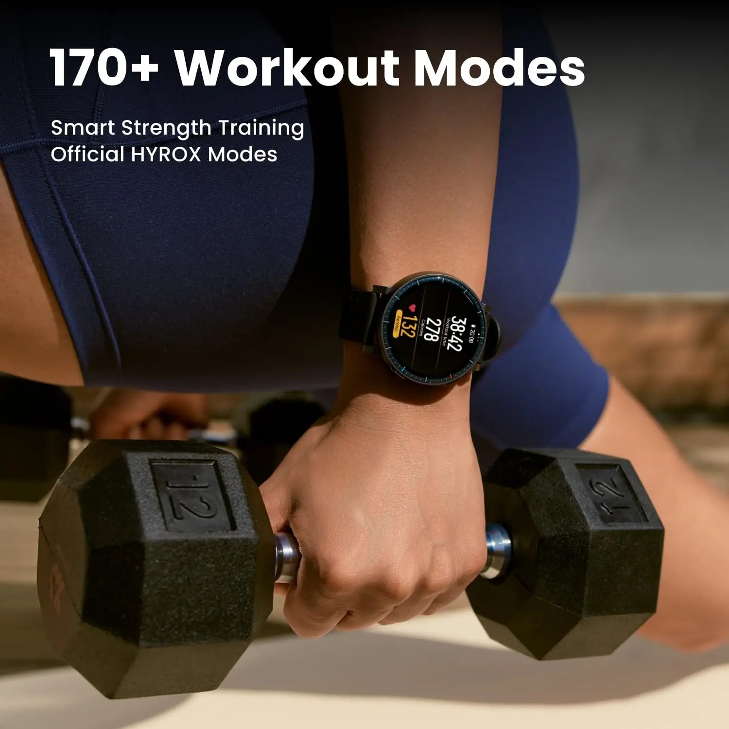 Active Max Smart Watch: 1.5" AMOLED, 25-Day Battery, GPS, 170+ Sports Modes, Water Resistant