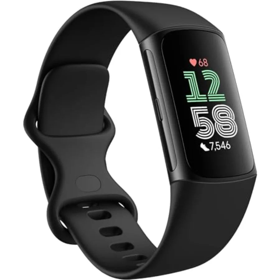 Charge 6 Activity Tracker Heart Rate Monitoring 7-Day Battery Integrated Google Apps Maps Wallet In-Depth Health Insights Activ