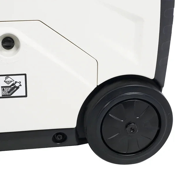 W46560431 Ultra-silent frequency conversion generator white + gray 4500W portable generator electric
