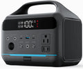 Portable Power Station 600W (1200W Surge) - 288Wh LiFePO4 Solar Generator with AC/DC Outlets, 8.3LB for Camping, RV, Emergency